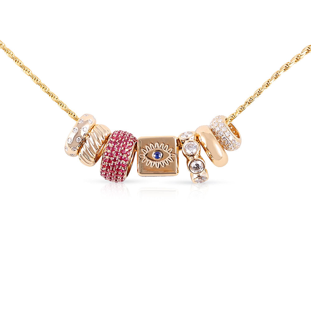 SMALL 14K SOLID GOLD RONDELLE