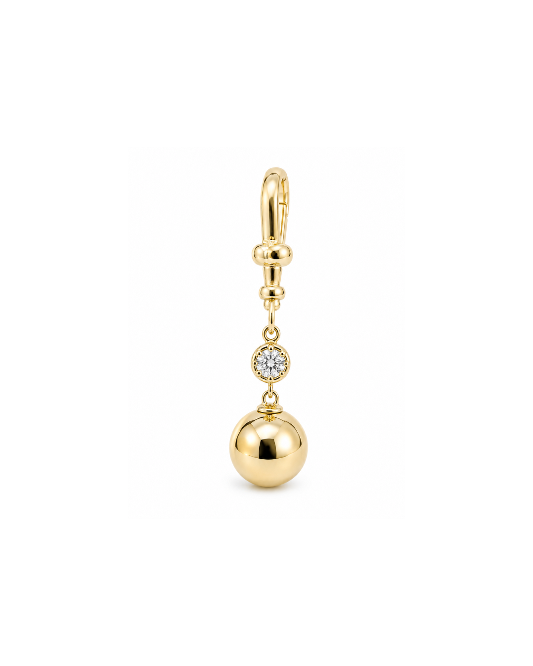 14K GOLD AND DIAMOND METEOR CHARM