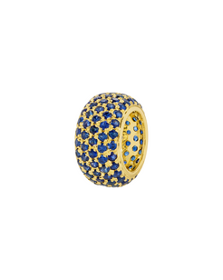 14K GOLD ETERNITY SAPPHIRE RONDELLE
