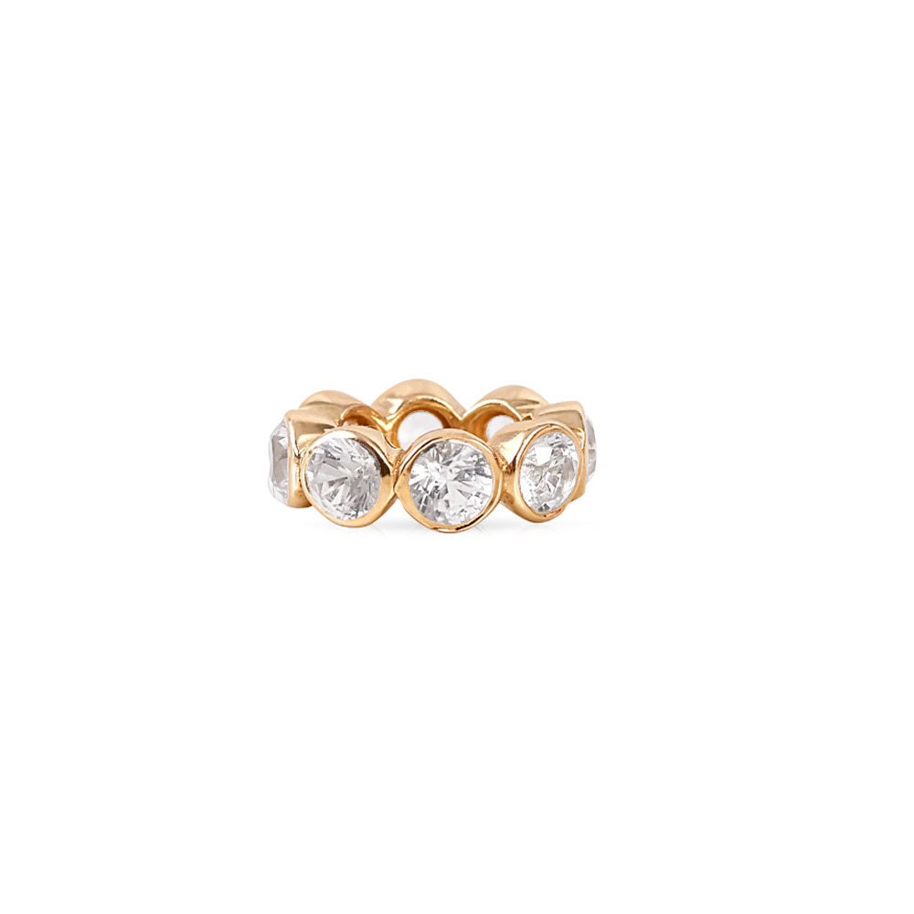 Eternity Bezel Set Diamond Rondelle