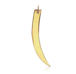 14K Gold Tusk Charm