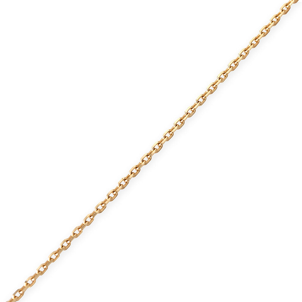 14K GOLD DIAMOND CUT CHAIN