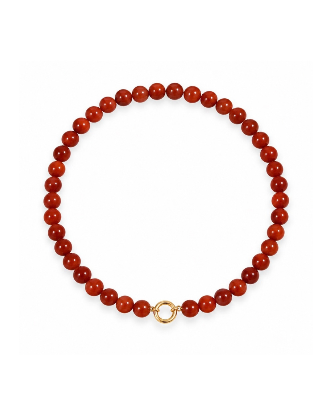 BEADED CARNELIAN NECKLACE