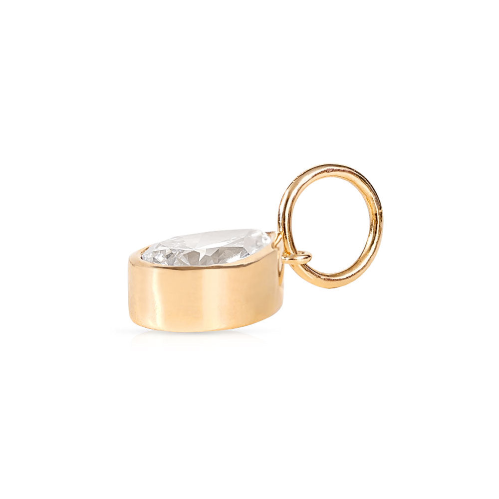 OVAL CUT DIAMOND PENDANT
