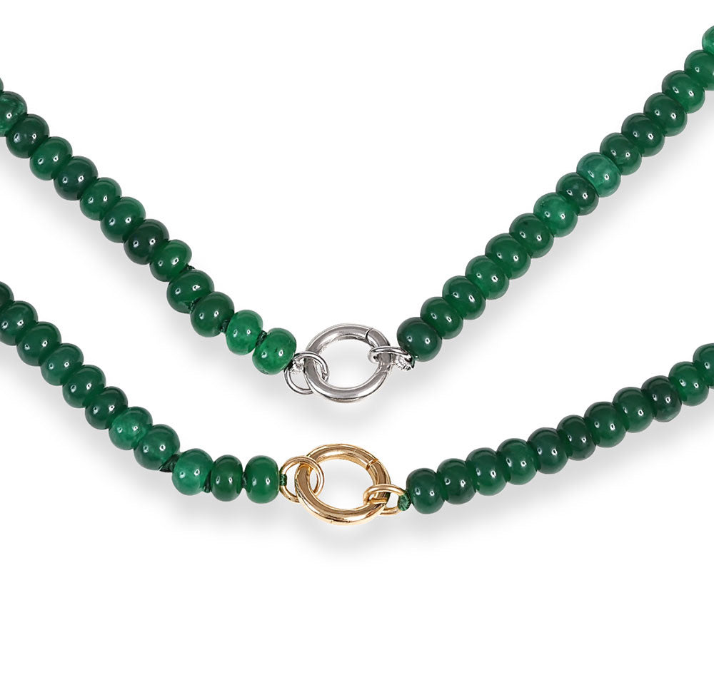 BEADED JADE NECKLACE