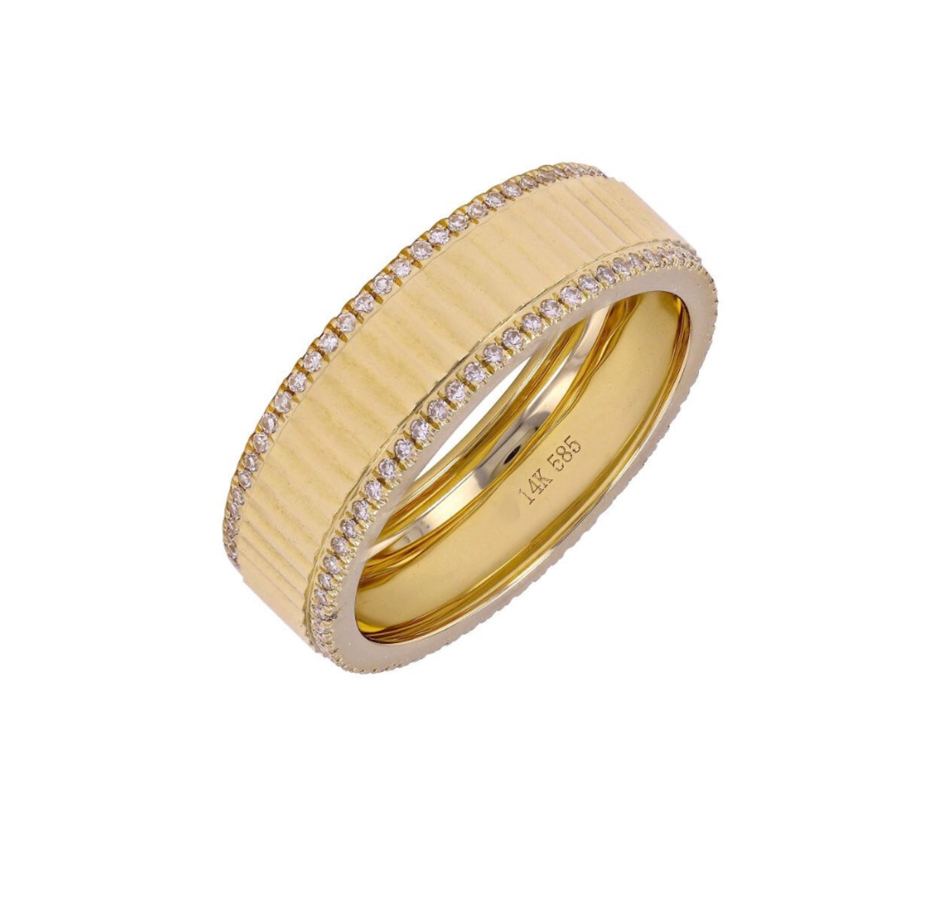 14K GOLD AND DIAMOND RYAN RING