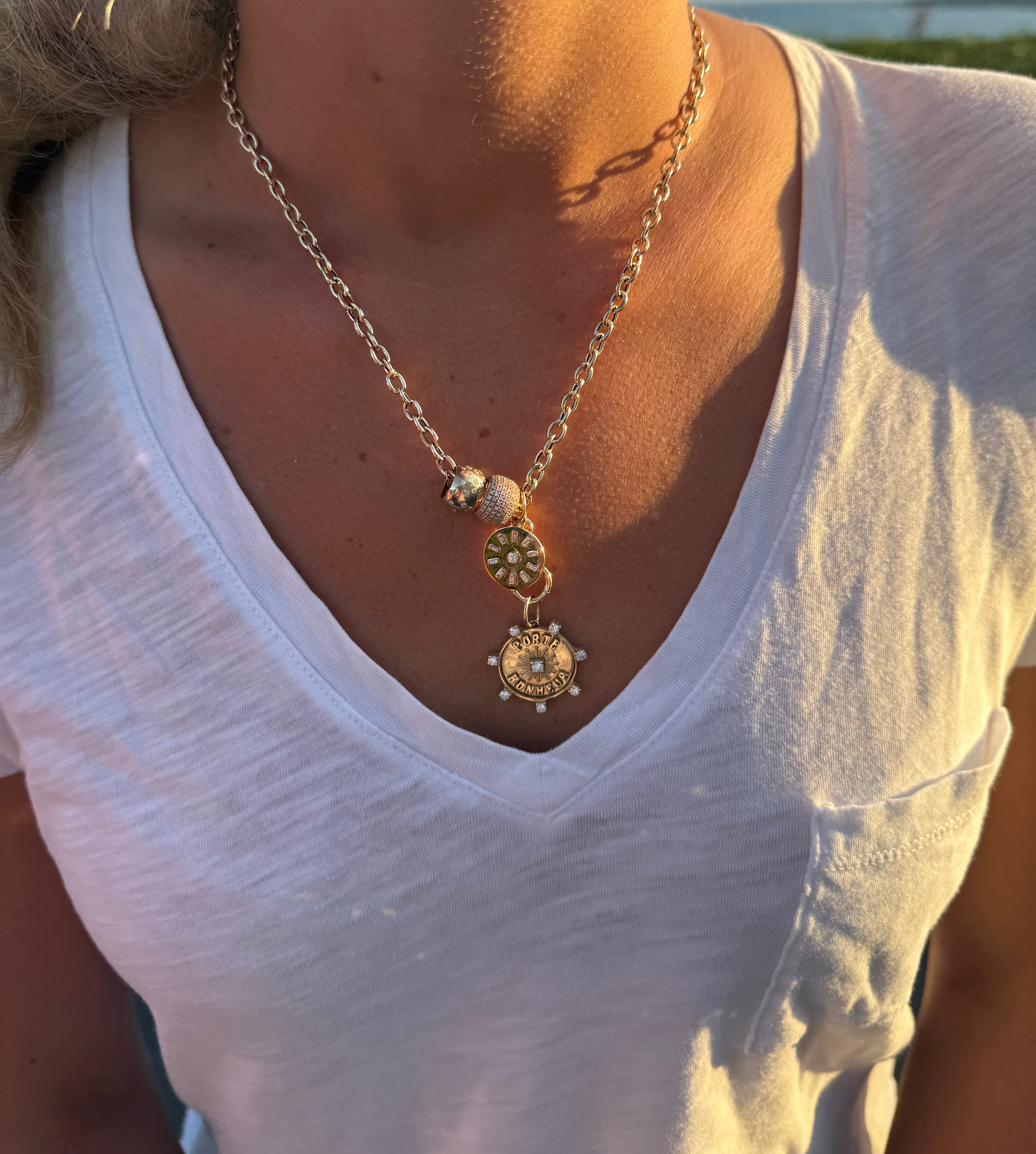 CONVERTIBLE LARIAT OVAL ROLO CHAIN