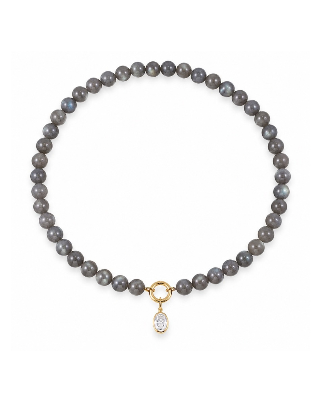 BEADED LABRADORITE NECKLACE