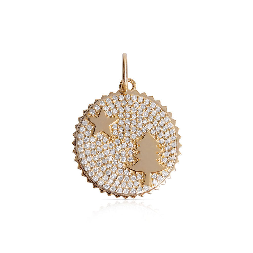 DIAMOND ENCRUSTED MAINE TALISMAN