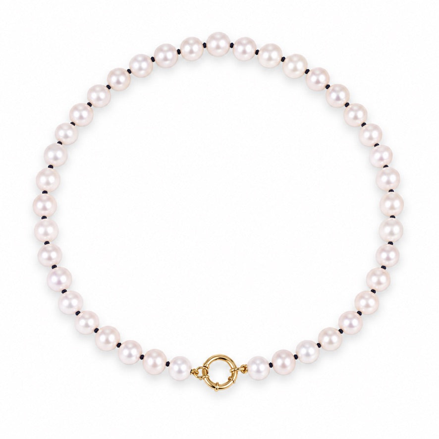 CULTURED WHITE PEARL NECKLACE