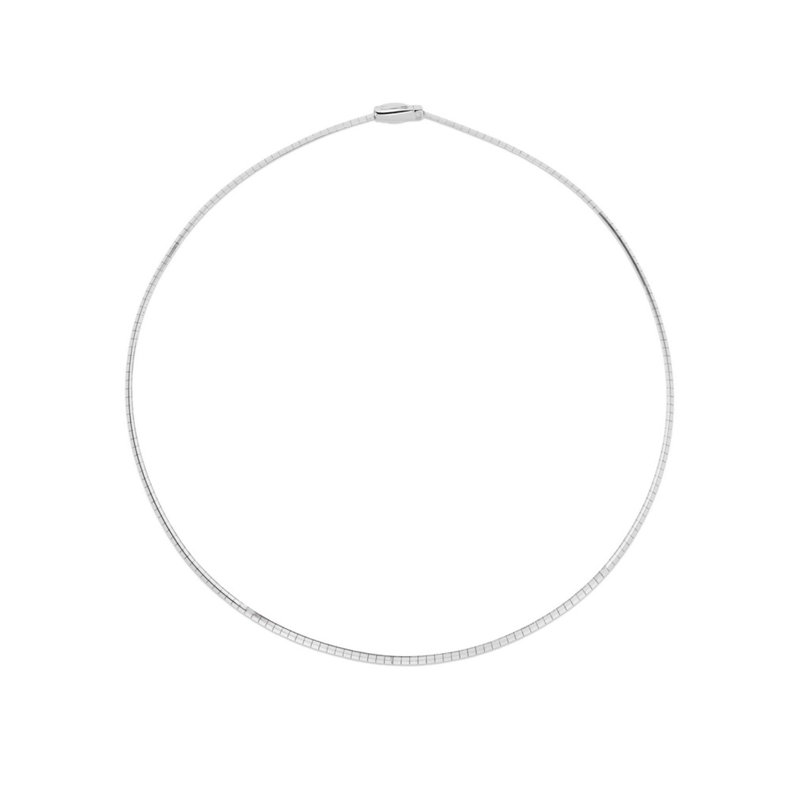 14K GOLD REVERSIBLE OMEGA CHAIN 3.3