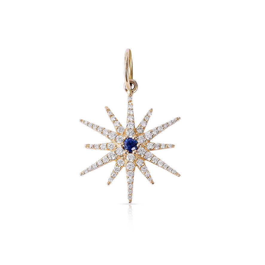 Diamond Star Charm with Sapphire
Sapphire and Diamond Star Pendant
Diamond Star Pendant with Sapphire Accent
Sapphire and Diamond Star Charm
Diamond Star Charm Featuring Sapphire
Star charm
Diamond charm
Sapphire charm
Fine jewelry
Designer pendant
Luxury jewelry
Statement pendant
Diamond pendant
Sapphire pendant