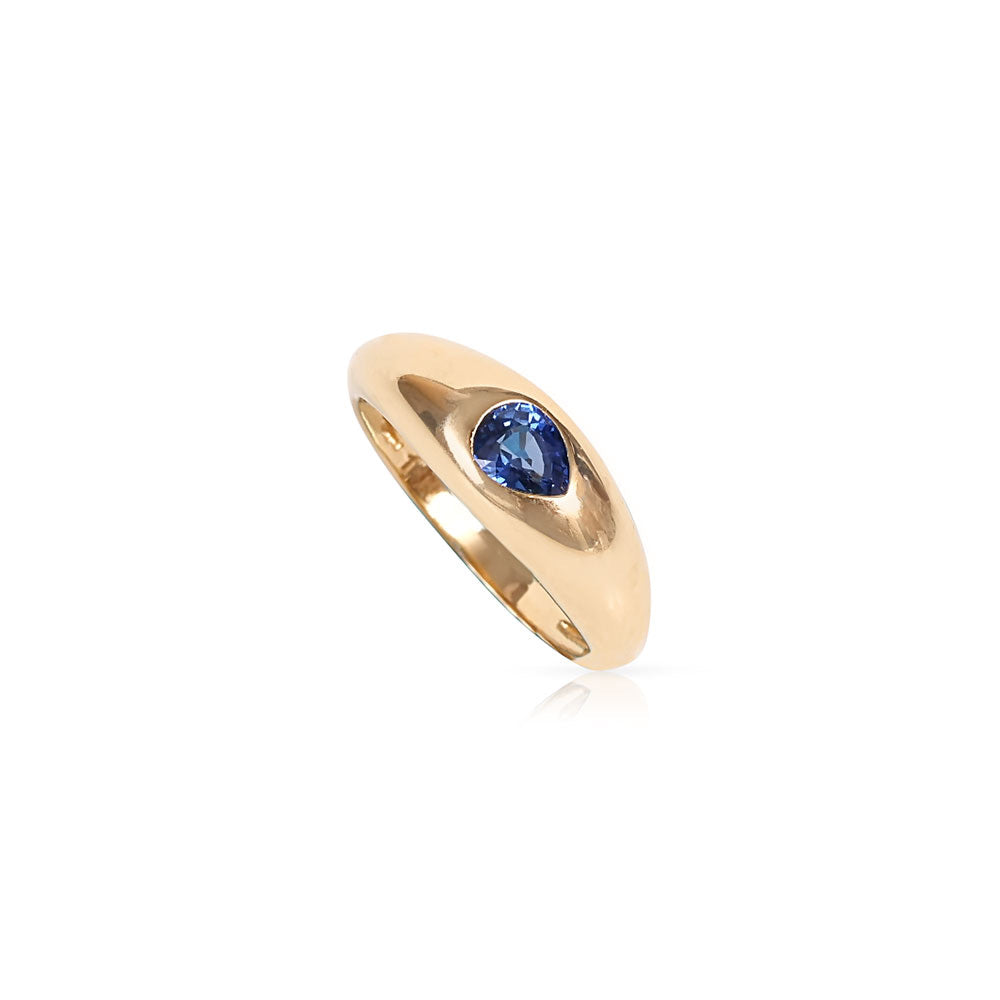14K GOLD VICTORIA PINKY RING