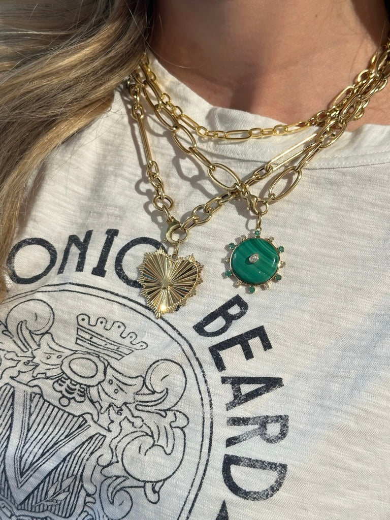 14K Gold Chunky Oval Link Chain