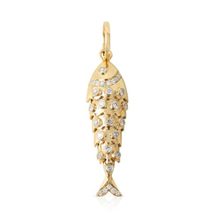 14K Gold and Diamond Fish Charm
Diamond Fish Pendant in 14K Gold
14K Gold Fish Charm with Diamonds
Gold Fish Necklace with Diamond Accents
Diamond-Encrusted Fish Charm
Gold fish charm
Diamond fish pendant
Fish charm necklace
14K gold fish
Gold fish jewelry
Luxury fish pendant
Diamond-encrusted fish
Fish symbol charm
Fish-inspired gold charm
