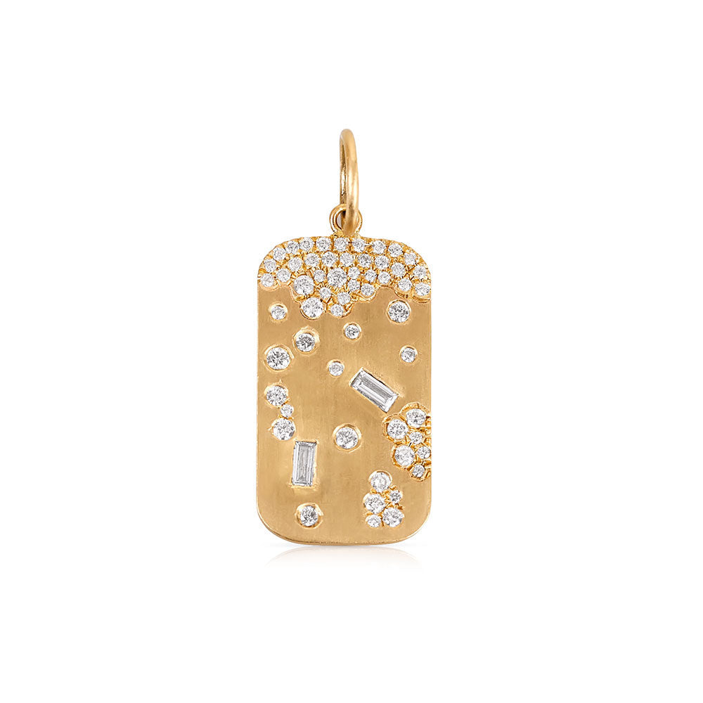 14K Gold Scattered Diamond Dog Tag
Scattered Diamond Dog Tag in 14K Gold
14K Gold Diamond Dog Tag Necklace
Luxury 14K Gold Dog Tag with Scattered Diamonds
14K Gold Dog Tag with Diamond Detailing
 Diamond dog tag
14K gold pendant
Dog tag necklace
Fine jewelry
Luxury jewelry
Designer pendant
Statement necklace
Custom dog tag
Scattered diamond charm