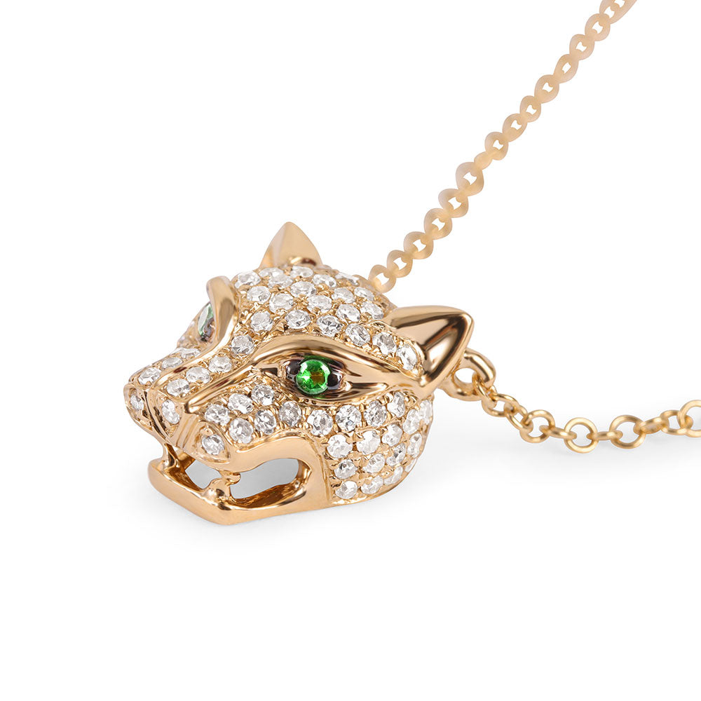 DIAMOND JAGUAR NECKLACE