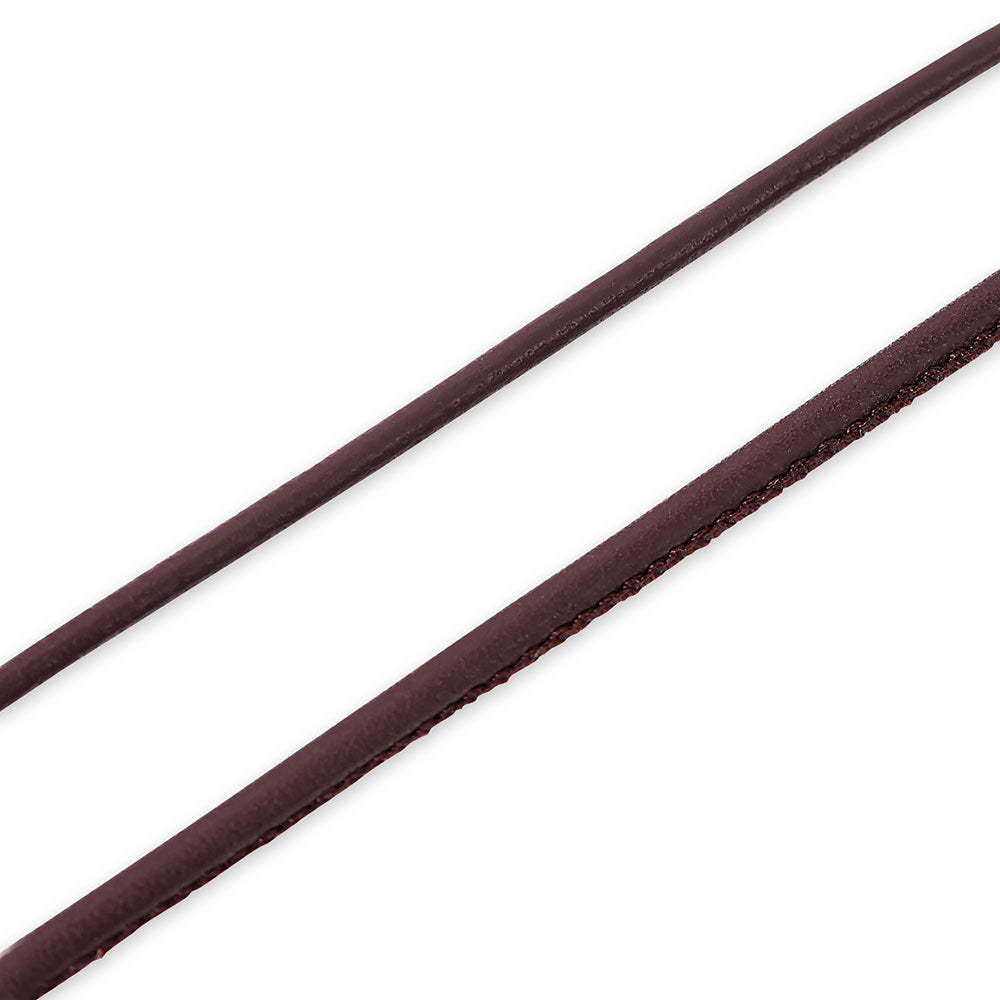 Brown Leather Cord Necklace