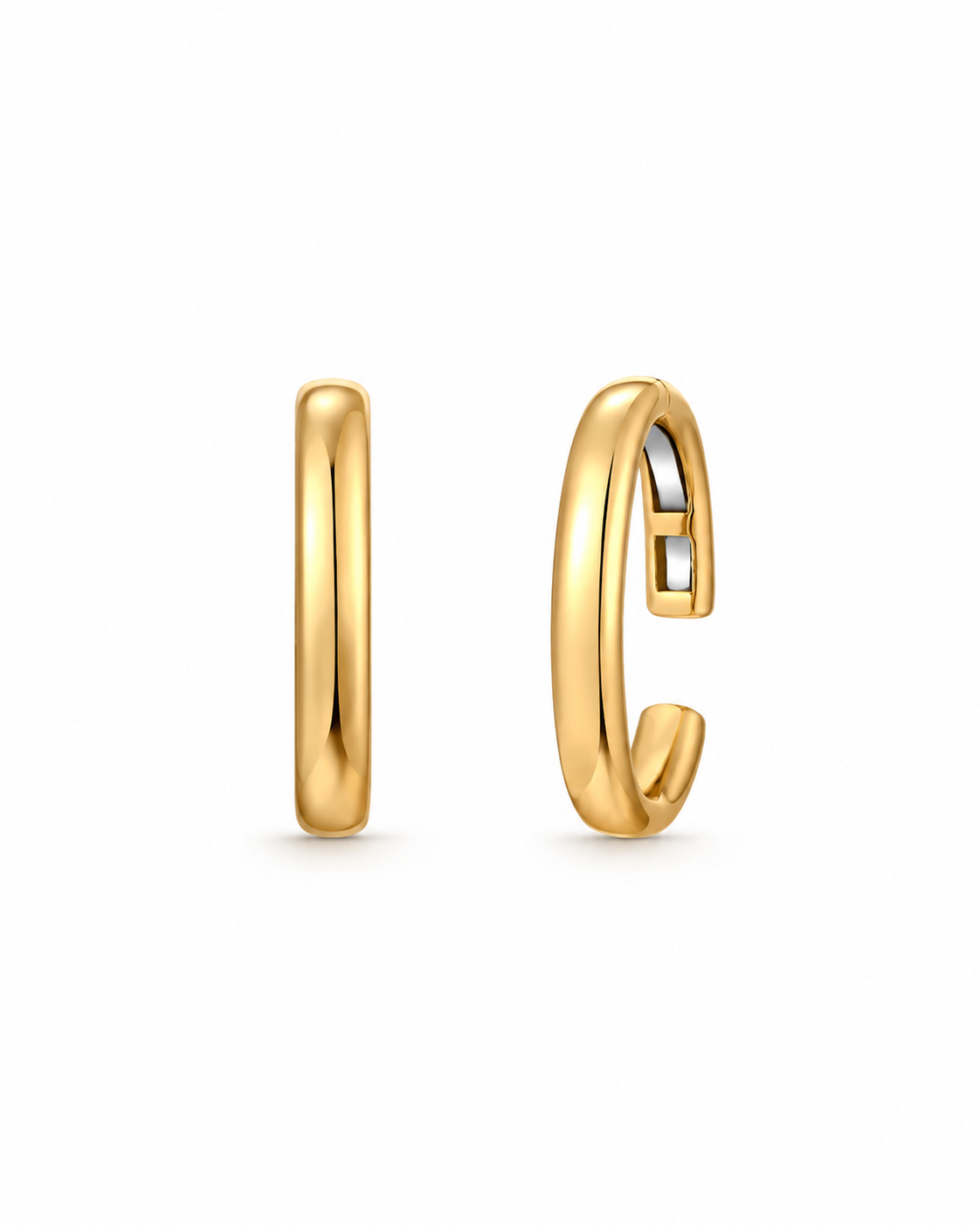 HINGED CHUNKY GOLD EAR CUFF