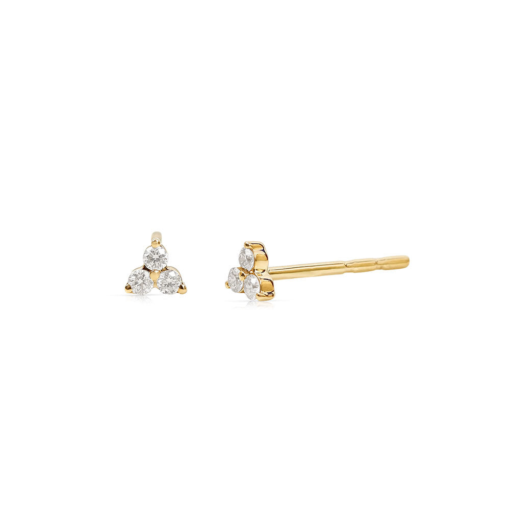 DIAMOND TRIO STUDS