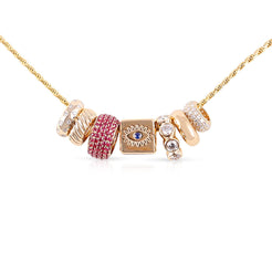 24 DIAMOND RONDELLE IN 14K GOLD
