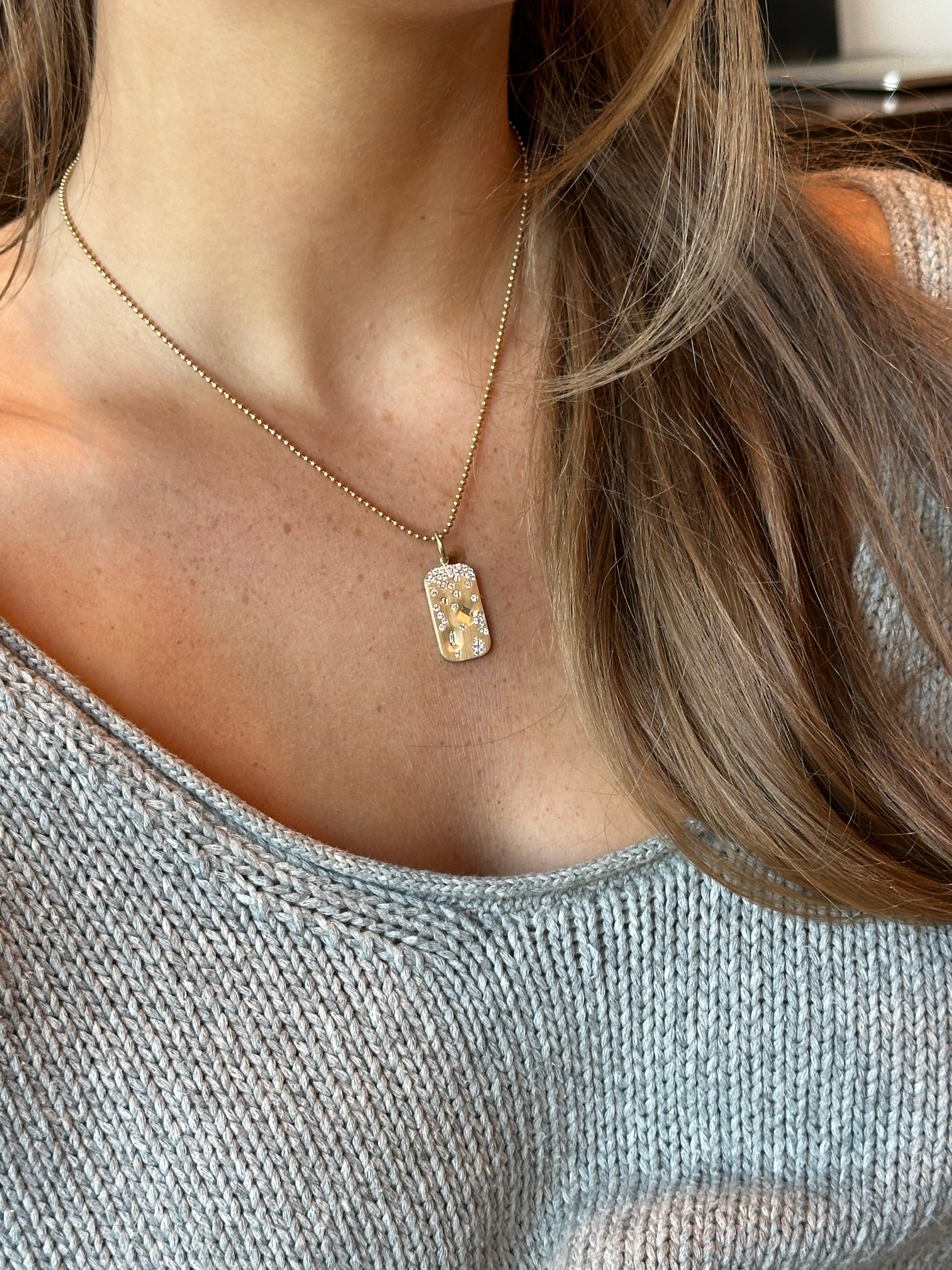 14K GOLD BALL CHAIN