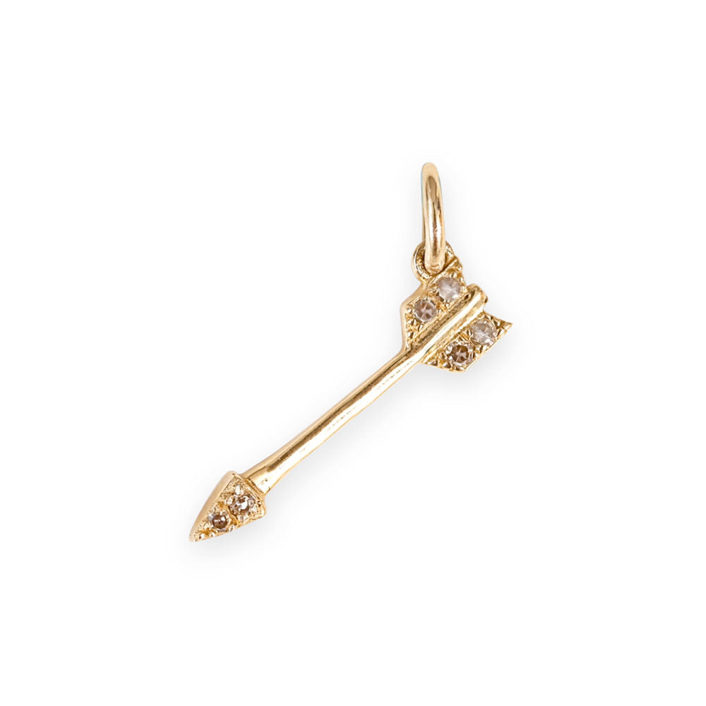 MINI DIAMOND ARROW CHARM