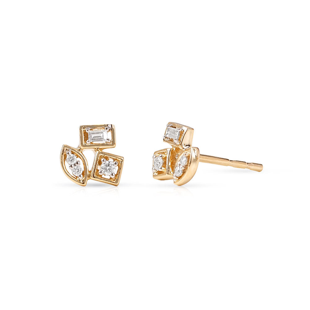 DIAMOND MULTI-SHAPED STUDS