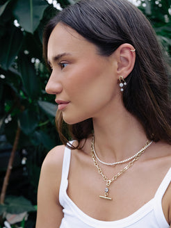 GEORGIAN STYLE DIAMOND AND RHODIUM CAGE EARRINGS