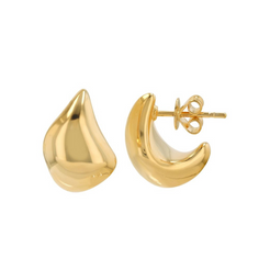 14K GOLD SCULPTURAL EARRINGS