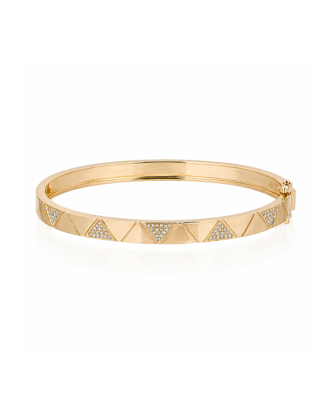DIAMOND TRIANGLE BANGLE