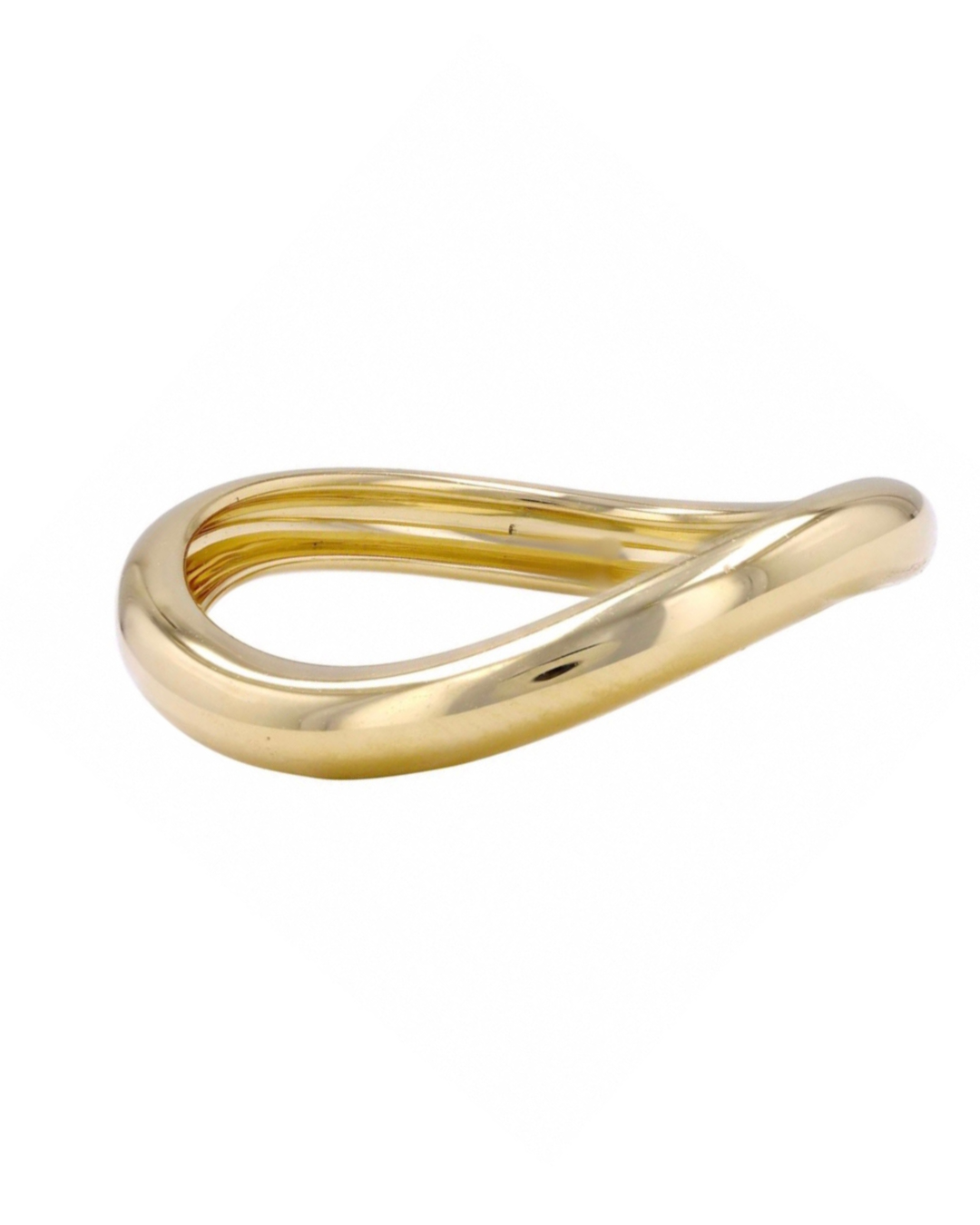 14K SOLID GOLD MEDIUM WAVE RING