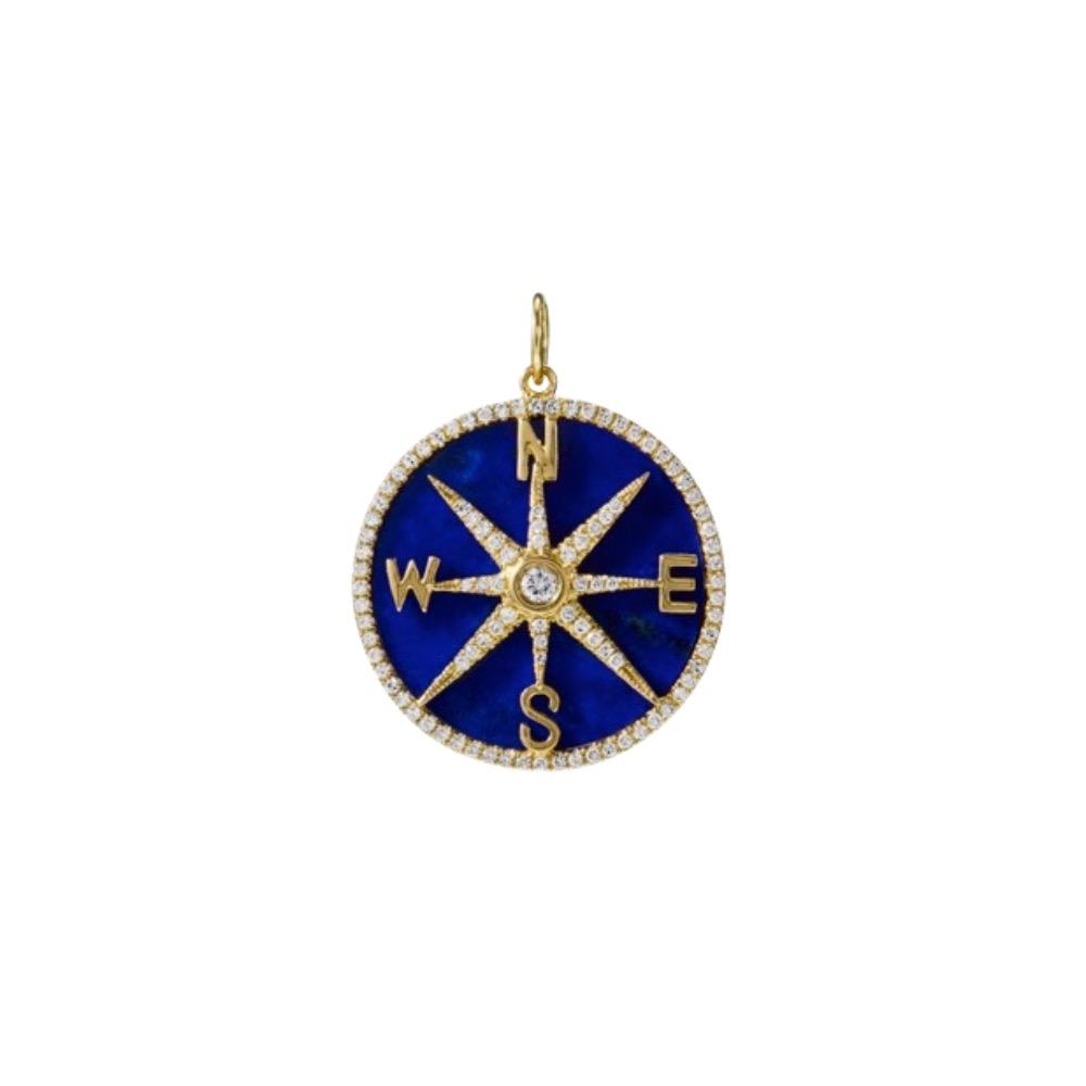 Diamond and Lapis Compass Charm
Lapis Compass Pendant with Diamonds
Diamond Compass Charm with Lapis
Lapis and Diamond Compass Necklace
Luxury Diamond and Lapis Compass Charm
Compass charm
Lapis pendant
Diamond charm
Fine jewelry
Designer compass
Luxury pendant
Statement necklace
Custom compass
Gemstone jewelry