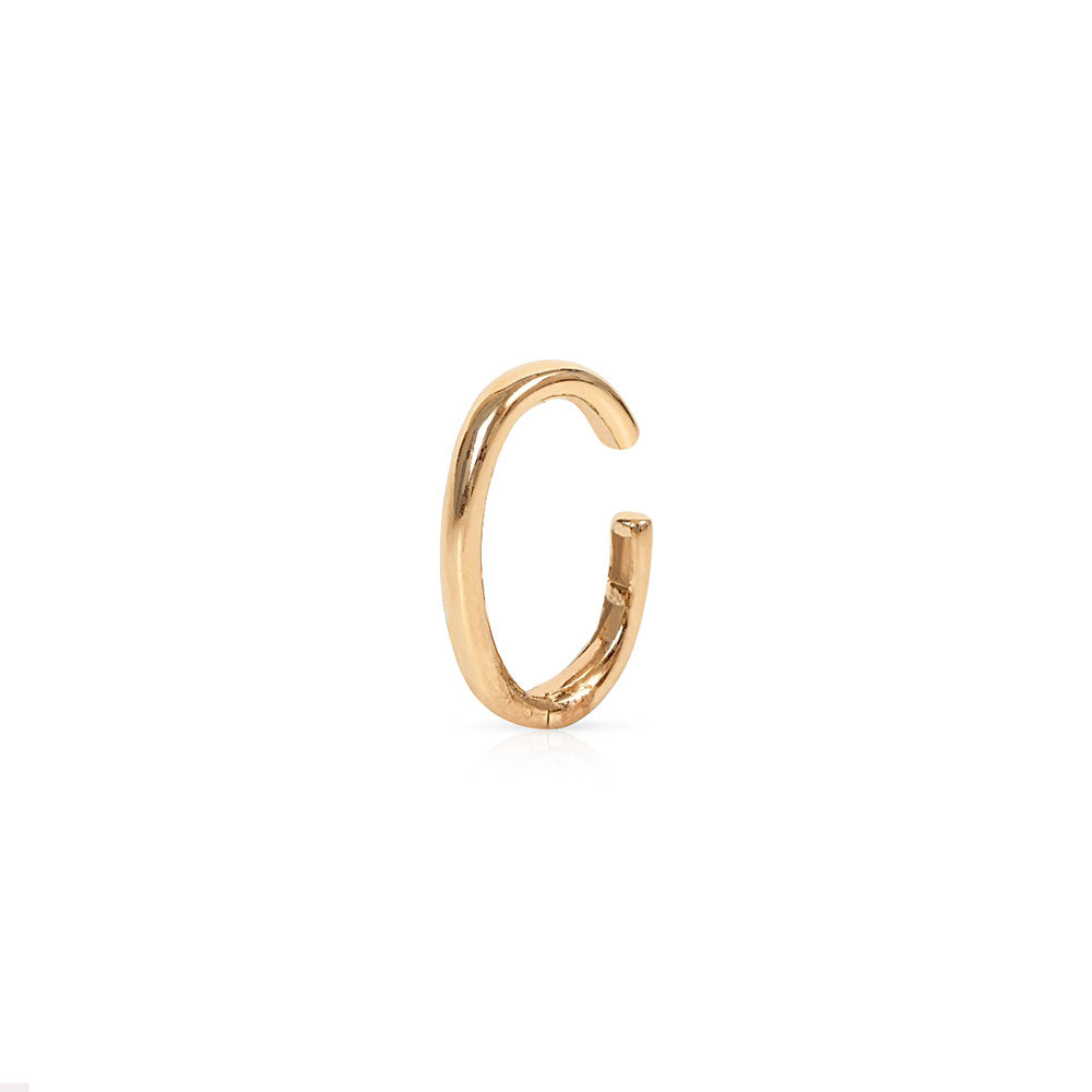 HINGED CHUNKY GOLD EAR CUFF