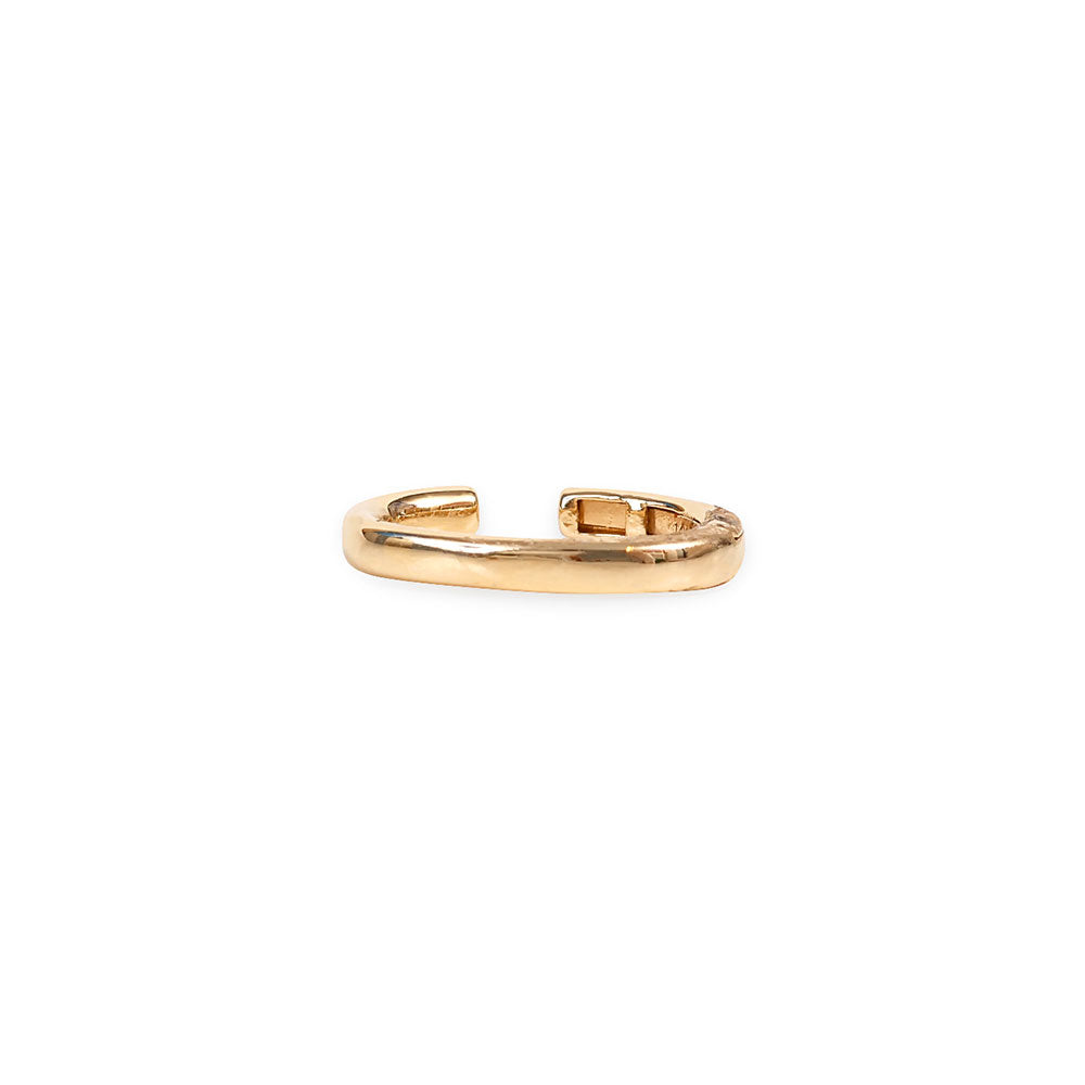 HINGED CHUNKY GOLD EAR CUFF