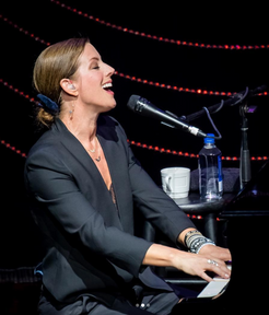 SARAH MCLACHLAN WEARING DIAMOND WING NECKLACE