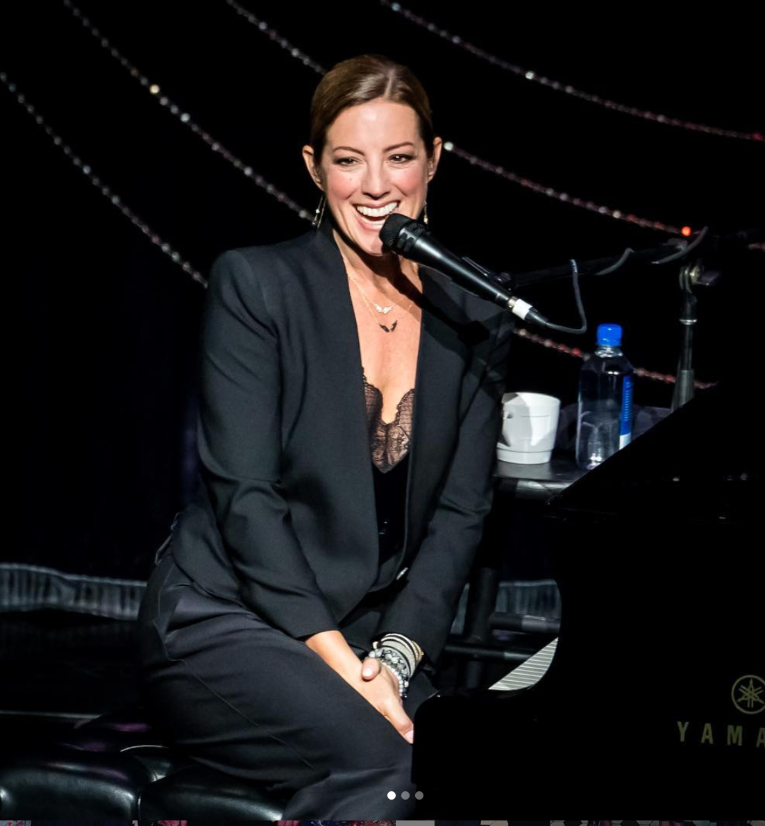 SARAH MCLACHLAN WEARING DIAMOND WING NECKLACE