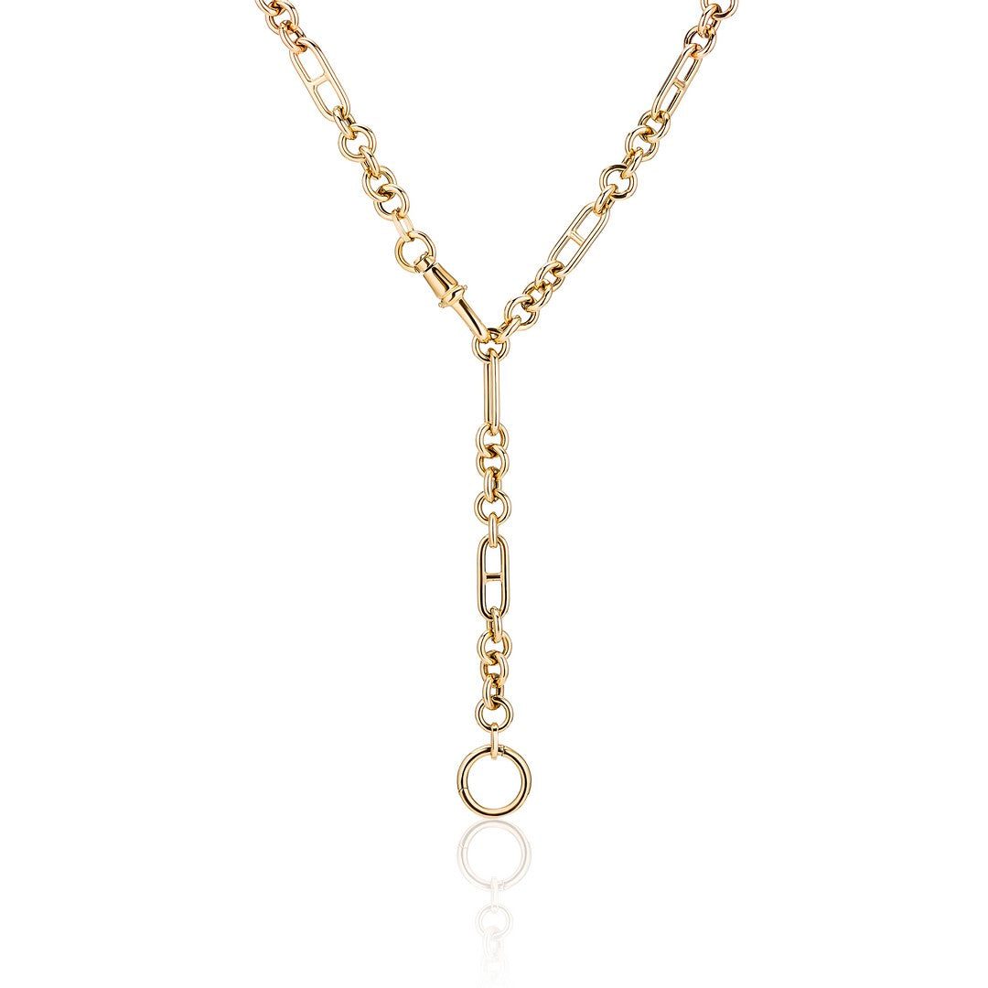 CONVERTIBLE LARIAT ROLO H CHAIN