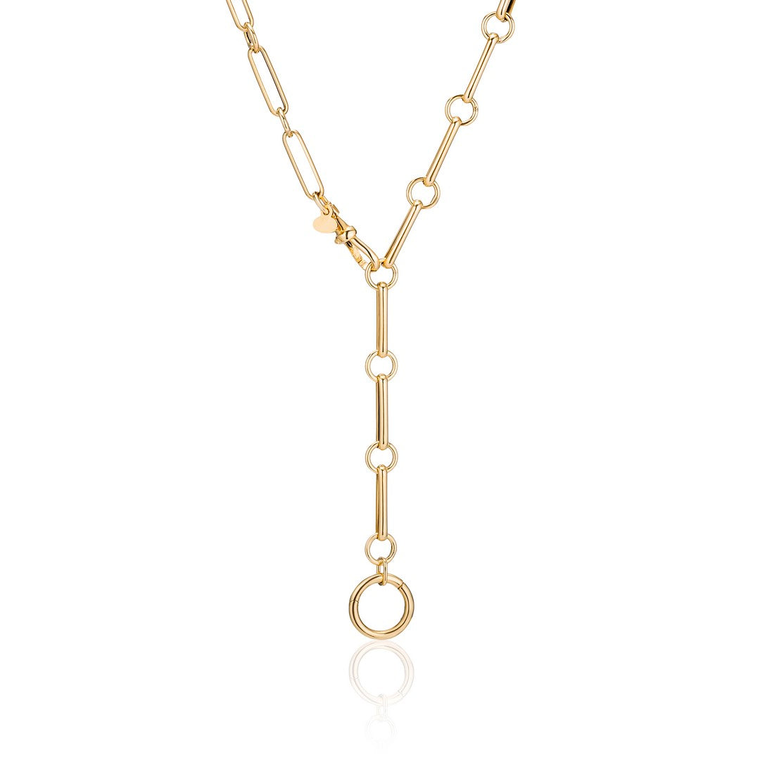 LONG BAR CONVERTIBLE LARIAT CHAIN