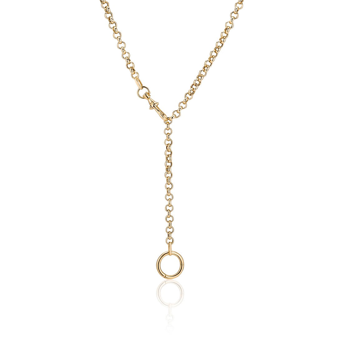 CONVERTIBLE LARIAT ROLO CHAIN